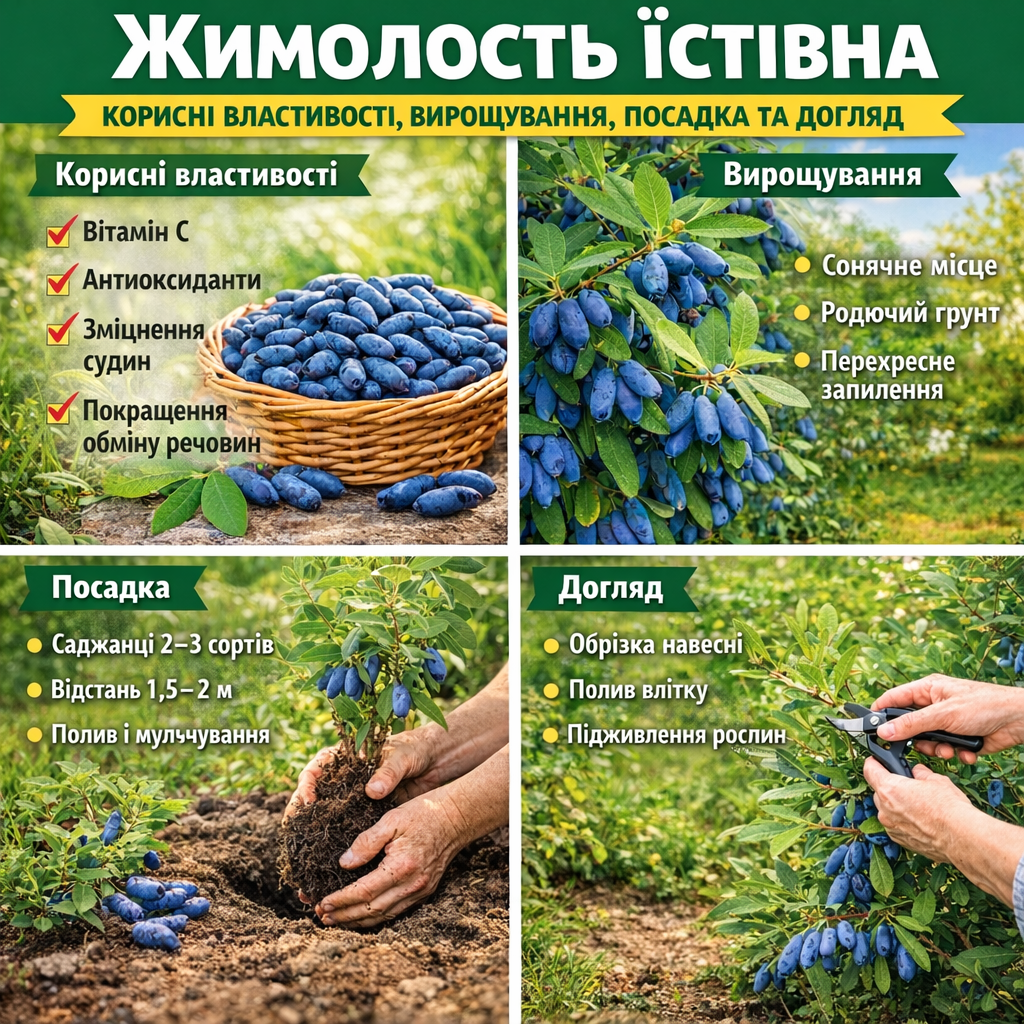 Жимолость съедобная: полезные свойства, выращивание, посадка и уход