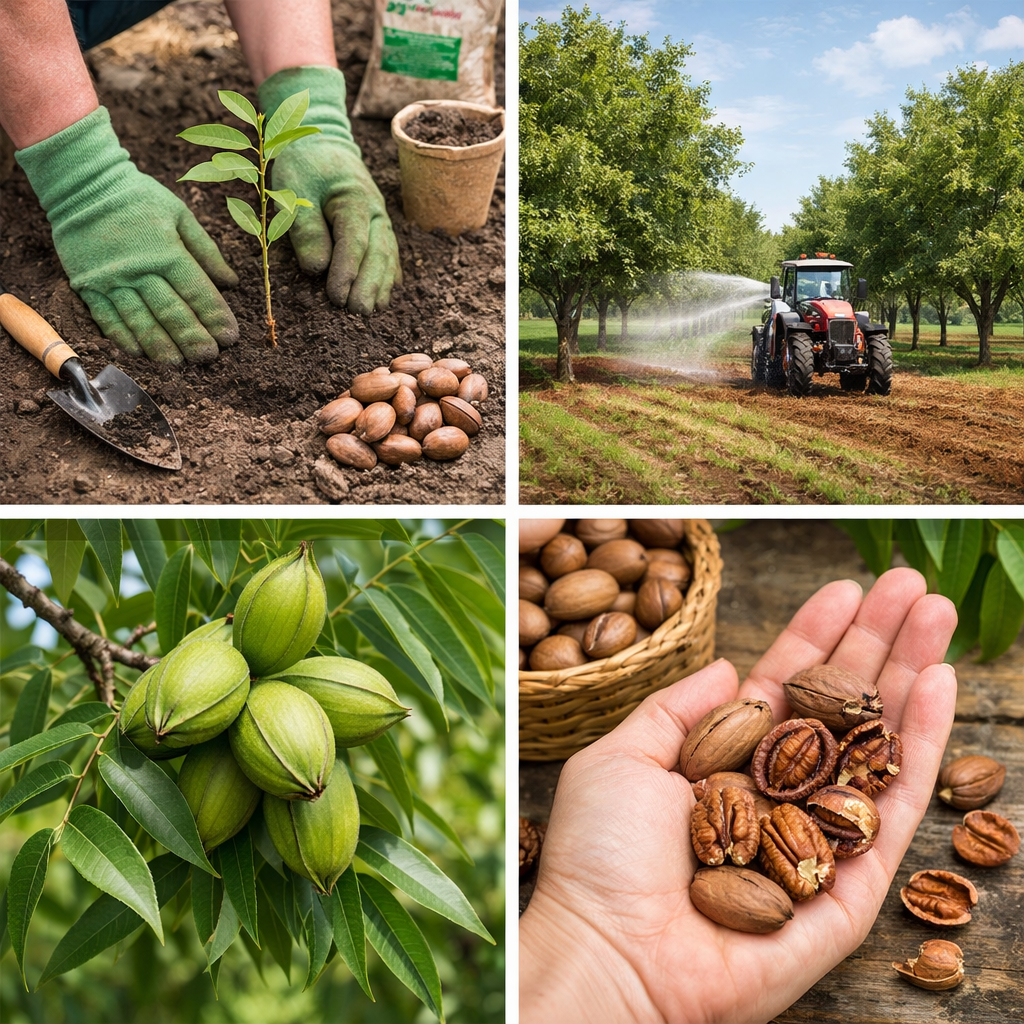 Посадка и выращивание ореха пекан, правильная агротехника