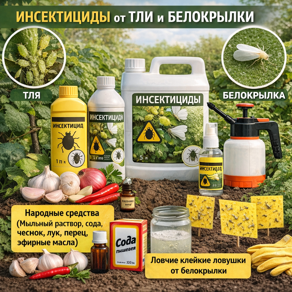 Инсектициды от тли и Белокрылки