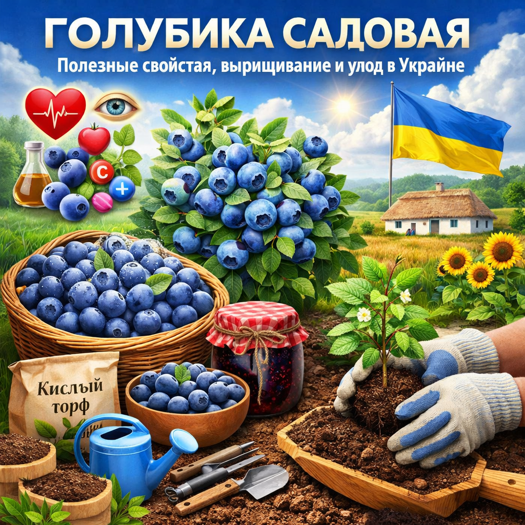Голубика садовая: полезные свойства для организма, выращивание, посадка и уход