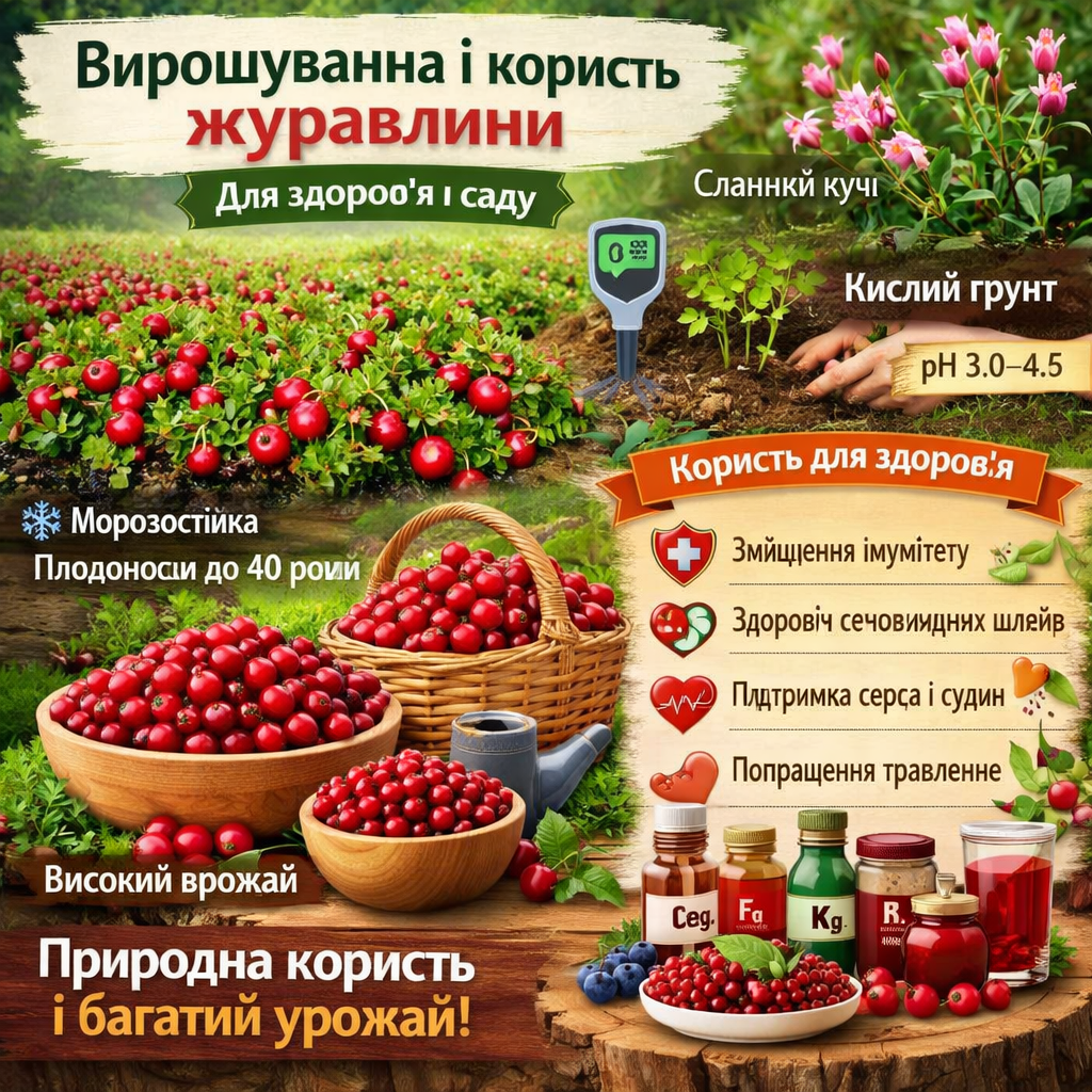 Выращивание клюквы и польза для организма: полезные свойства, особенности и ценность ягоды