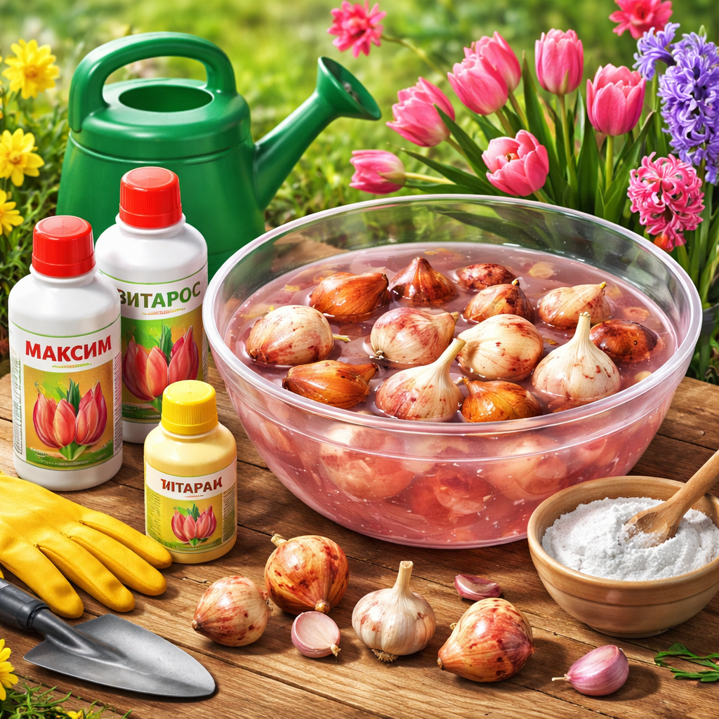Чем обработать луковицы цветов перед посадкой: лучшие протравители