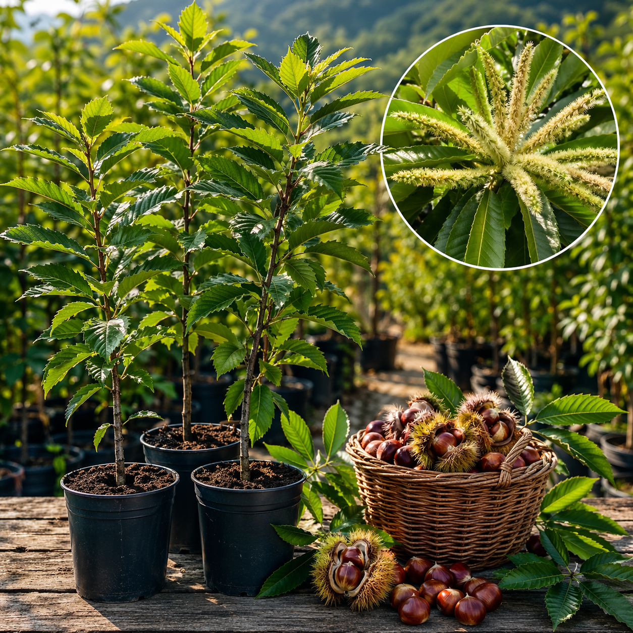 Где в Украине растет съедобный каштан