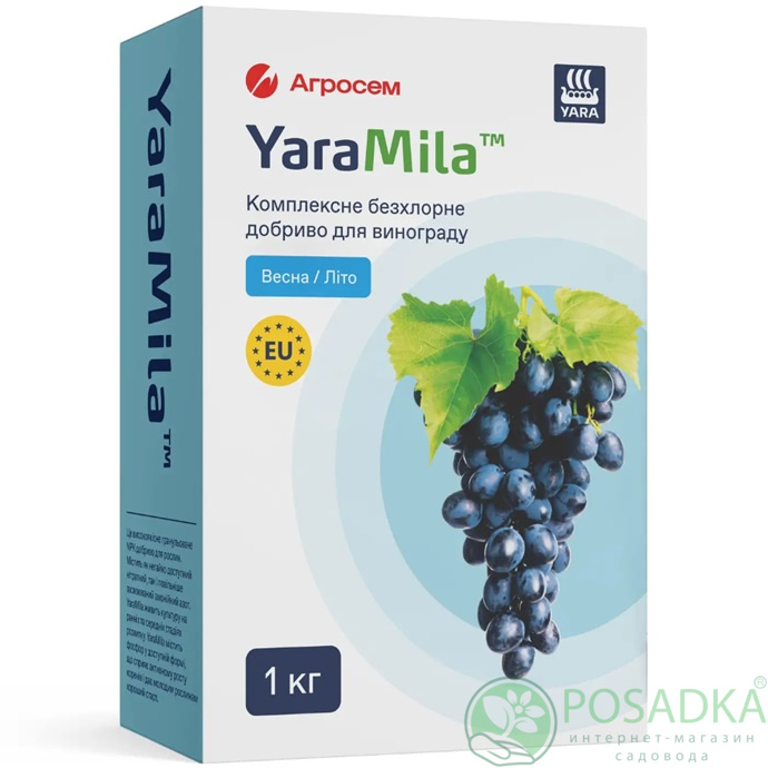 картинка Удобрение безхлорное для винограда 1 кг, Yara Mila 