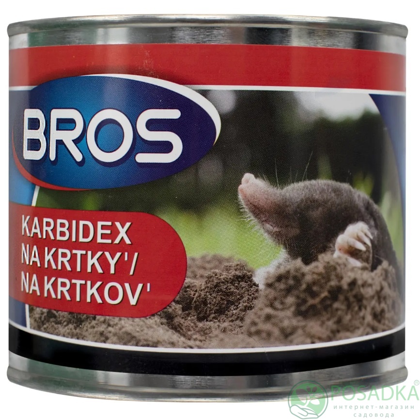 картинка Гранулы от кротов Karbidex 500 гр Bros 