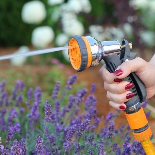 картинка Пистолет для полива металлический Presto-PS насадка на шланг (7204D) 