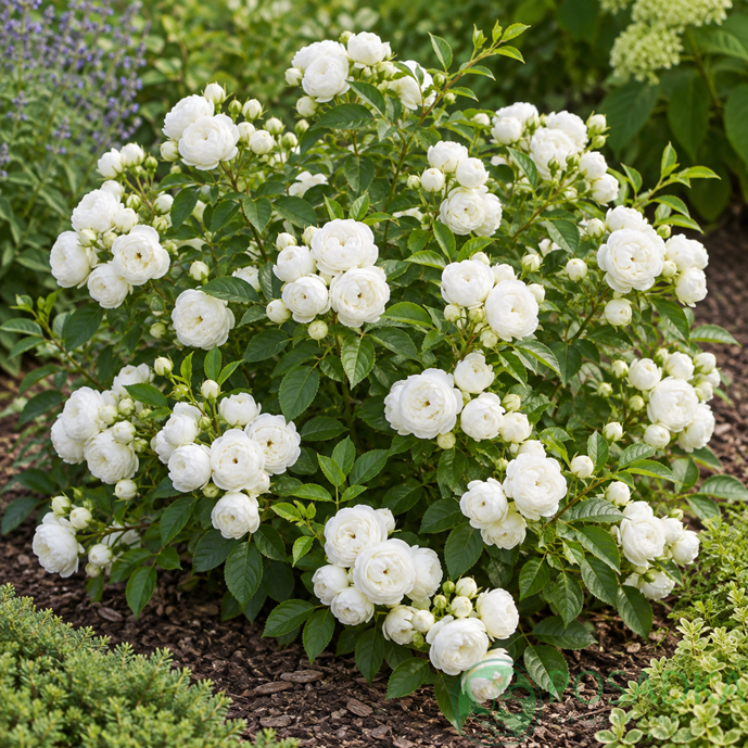 картинка Роза бордюрная Morsdag White 