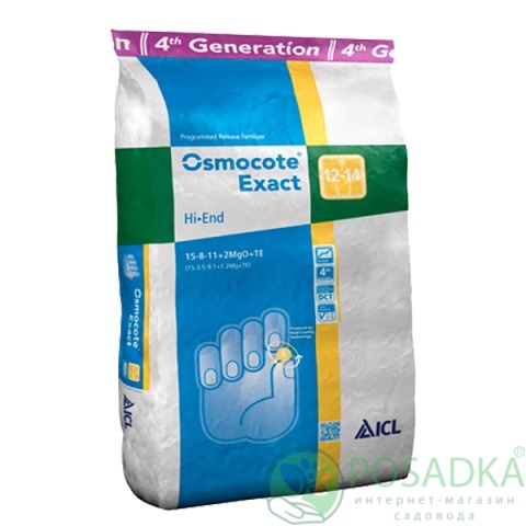 картинка Osmocote Exact Hi End 15-9-12 (12-14) 25кг 