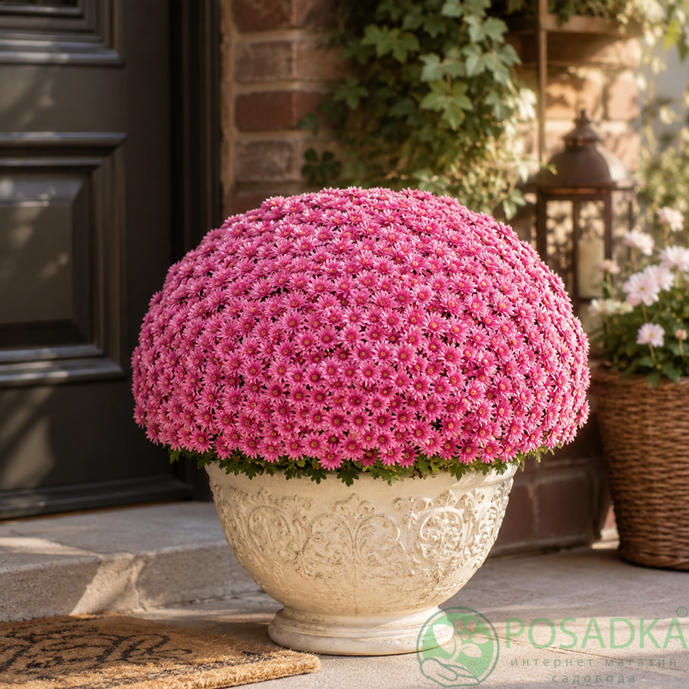 картинка Хризантема мультифлора Sorini Dark Pink 