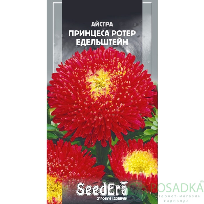 картинка Семена Астра Высокорослая Принцесса Ротер Эдельштейн 0.25 гр, SeedEra 