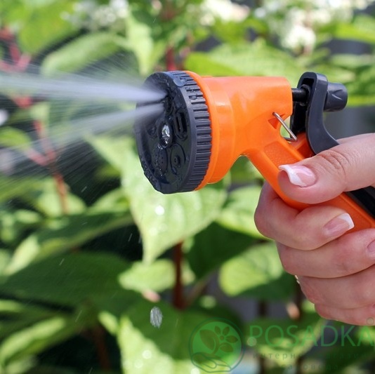 картинка Пистолет для полива пластиковый Presto-PS насадка на шланг (7209) 