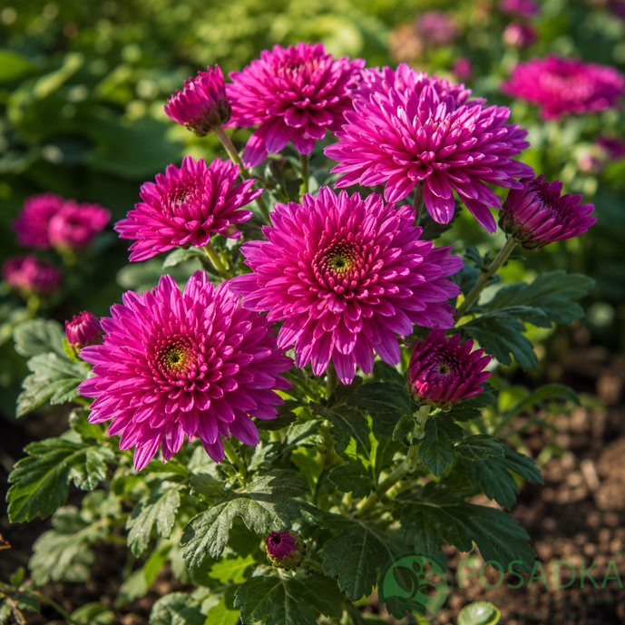 картинка Хризантема веточная Romance Purple 