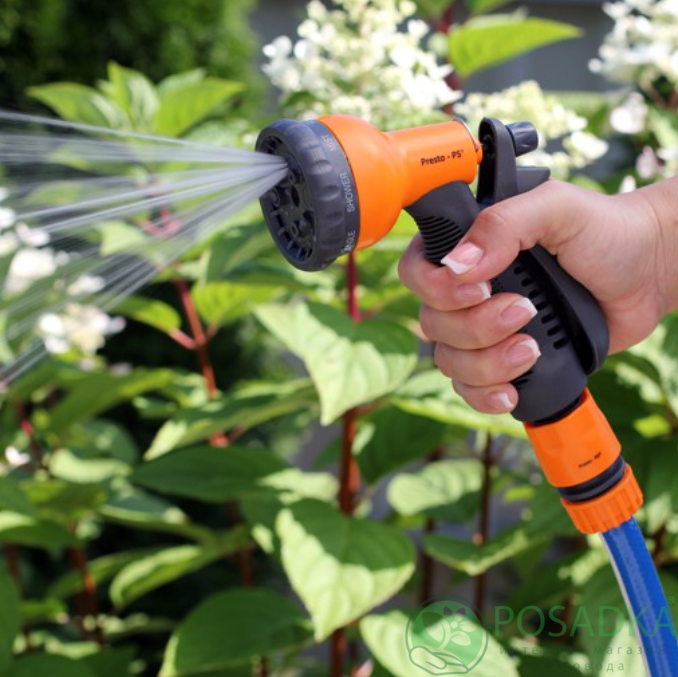 картинка  Пистолет для полива пластиковый Presto-PS насадка на шланг (7202) 