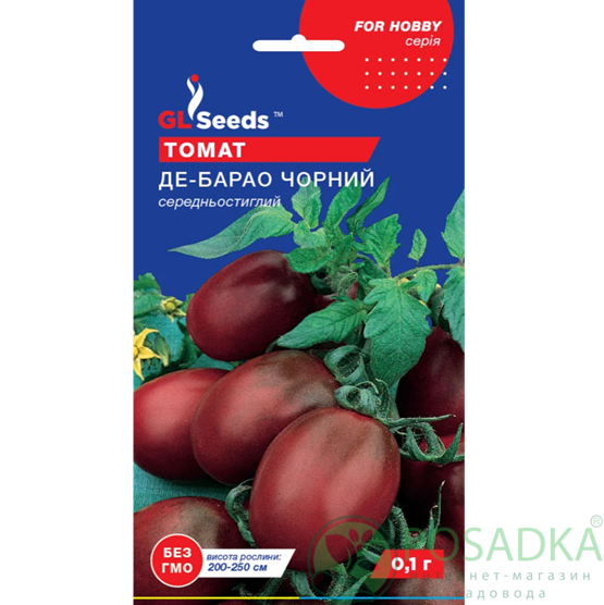 картинка Семена Томат Де-Барао черный 0.1г, TM GL Seeds картинка Семена Томат Де-Барао черный 0.1г, TM GL Seeds