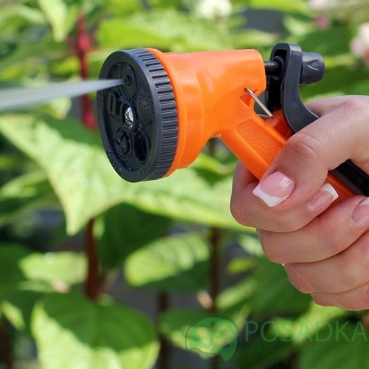 картинка Пистолет для полива пластиковый Presto-PS насадка на шланг (7209) 