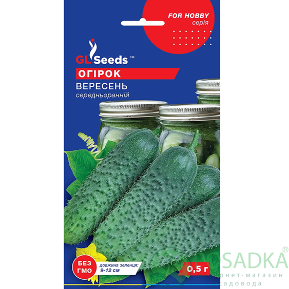 картинка Семена Огурец Сентябрь 0,5г, Professional, TM GL Seeds 