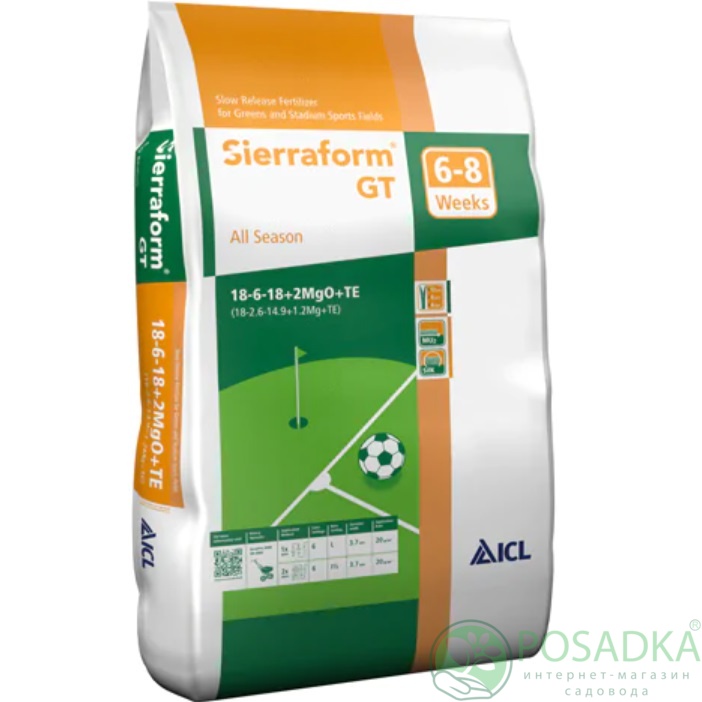 картинка Удобрение Sierraform All Season 18+06+18+2MgO+TE (6-8Weeks) ICL 20 кг 