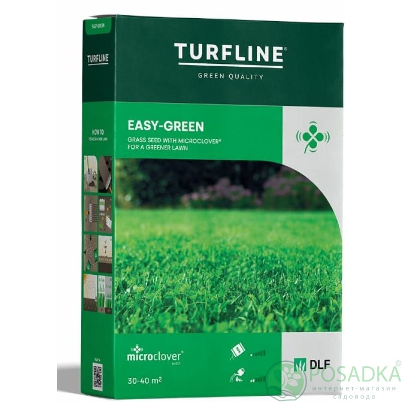 картинка Газонная трава Turfline Easygreen 1 кг DLF Trifolium (с микроклевером) 