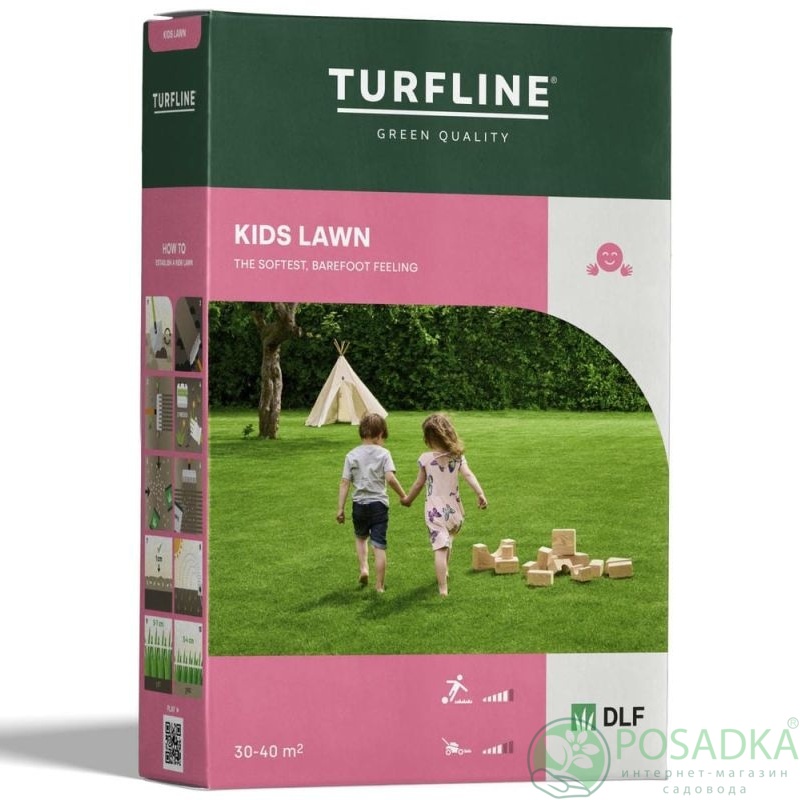 картинка Газонная трава Turfline Kids Lawn 1 кг DLF Trifolium (детский газон) 