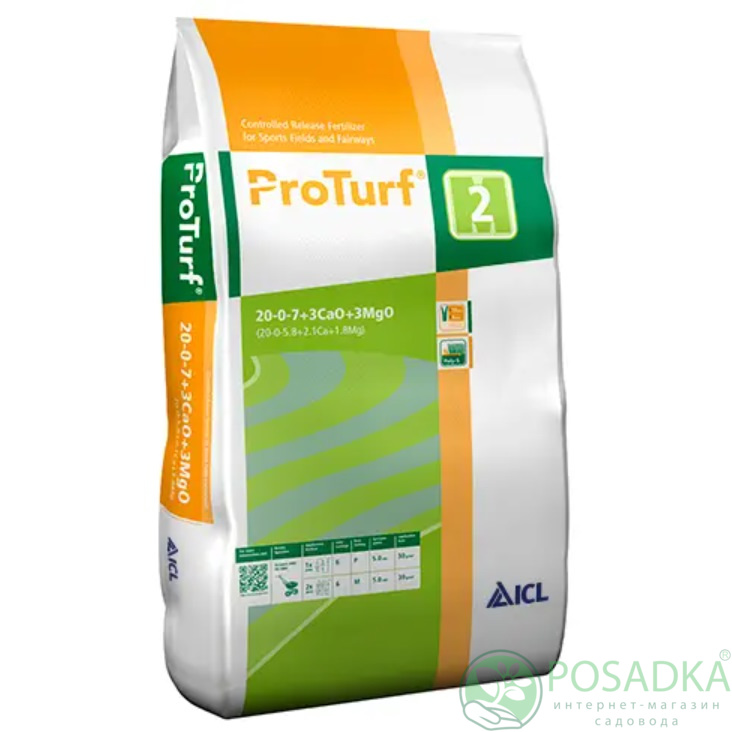 картинка Удобрение Pro-turf 15+5+5+16CaO+2MgO ICL 25 кг 