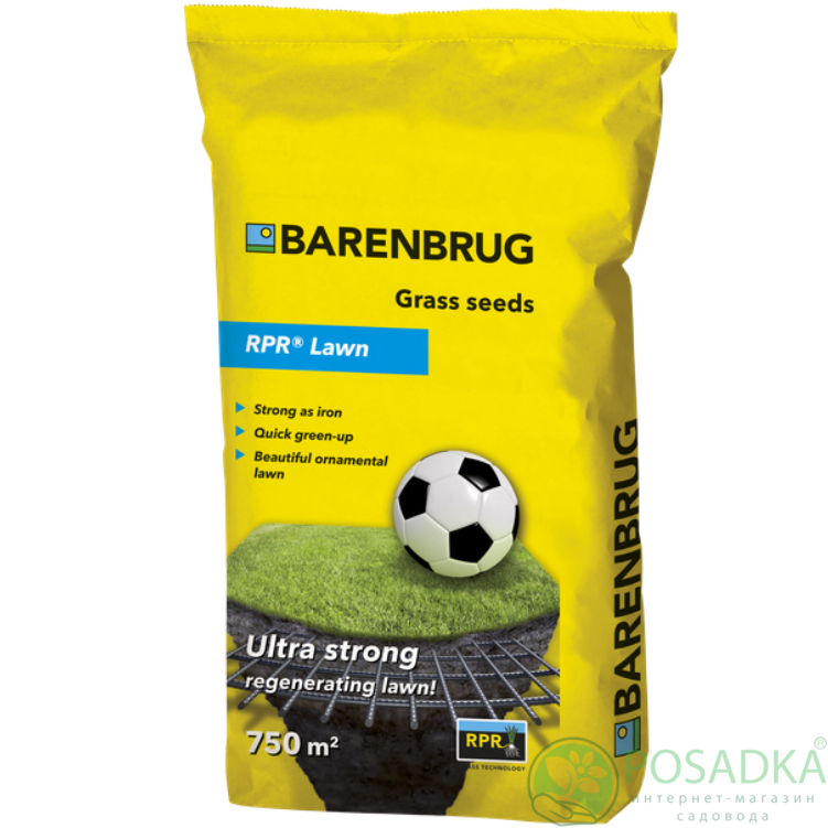 картинка Газонная трава RPR Lawn 15 кг Barenbrug (спортивная) 