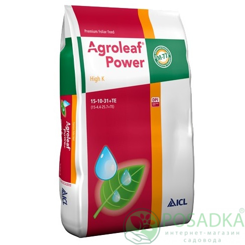 картинка Удобрение Agroleaf Power High K 15-10-31+МЕ+DPI+M77 15 кг 