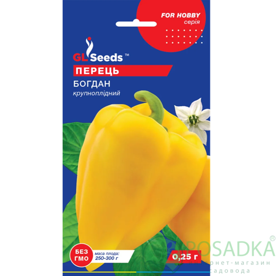 картинка Семена Перец сладкий Богдан 0.25г, TM GL Seeds картинка Семена Перец сладкий Богдан 0.25г, TM GL Seeds