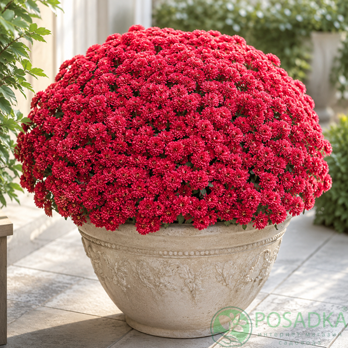 картинка Хризантема мультифлора Cherry Red 