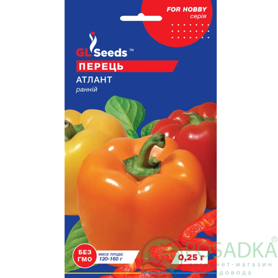 картинка Семена Перец сладкий Атлант 0.25г, TM GL Seeds 