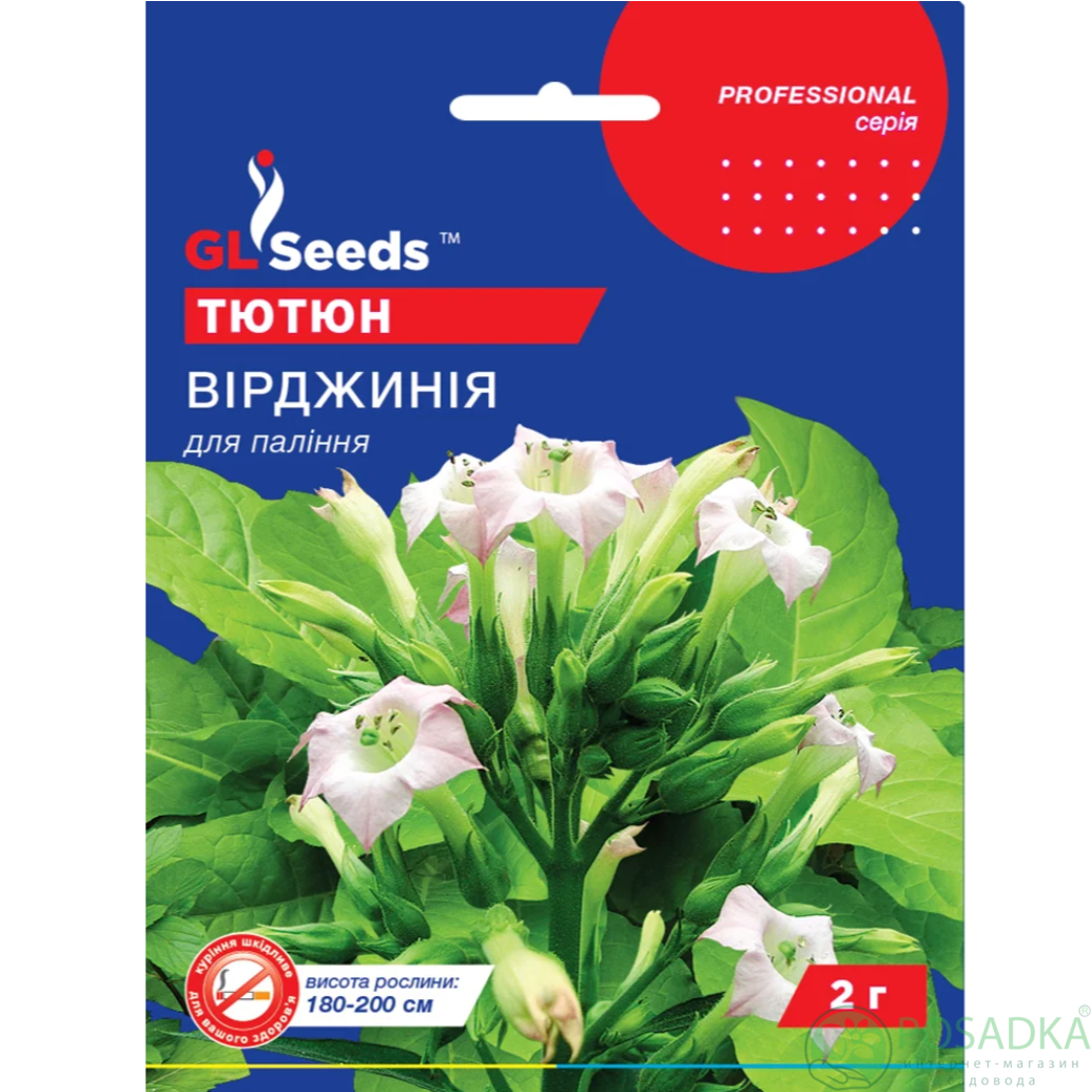 картинка Семена Табак курительный Вирджиния 2г TM GL Seeds 