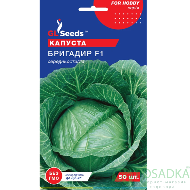 картинка Семена Капусты Бригадир F1 Голландия 50шт, TM GL Seeds 