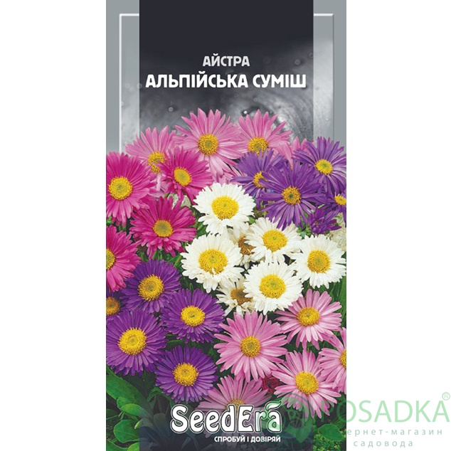 картинка Семена астра Альпийская смесь многолетняя 0,1г, SeedEra картинка Семена астра Альпийская смесь многолетняя 0,1г, SeedEra