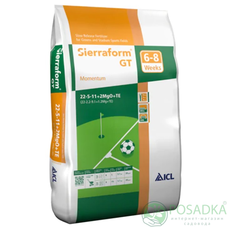 картинка Удобрение Sierraform Momentum 22+05+11+2MgO+TE (6-8 weeks) ICL - 20 кг 