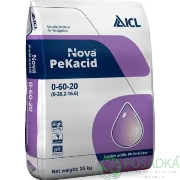 картинка Удобрение Nova PeKacid Пекацид 0-60-20 25 кг 