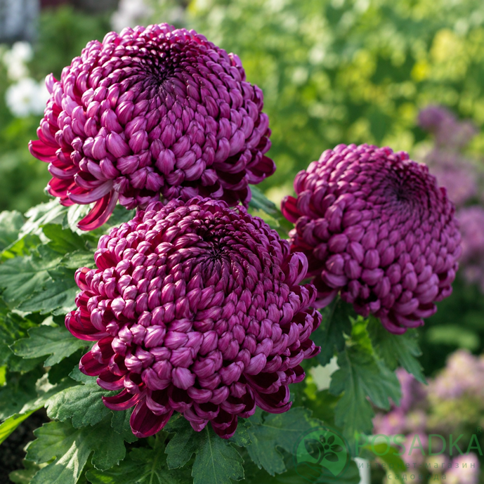 картинка Хризантема крупноцветковая Bigoudi Purple 