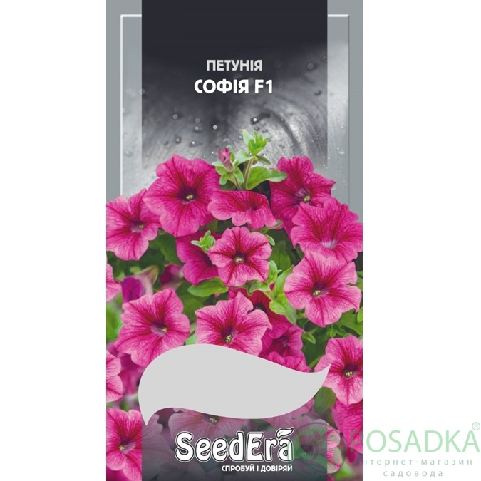картинка Семена Петуния Многоцветковая Низкорослая София F1, 10шт, Seedera 