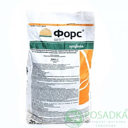 картинка Инсектицид Форс 1.5 G 20 кг, Syngenta 