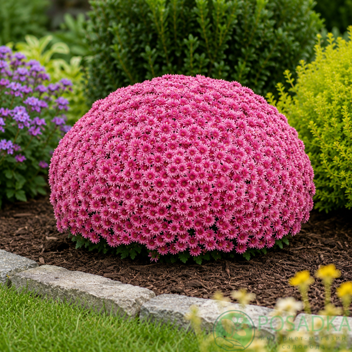 картинка Хризантема мультифлора Sorini Dark Pink 