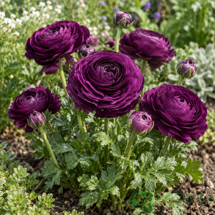 картинка Ранункулюс (лютик) Tomer Purple 