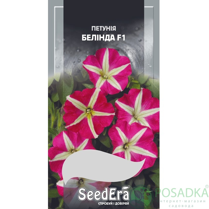 картинка Семена петуния Многоцветковая Низкорослая Белинда F1, 10шт, Seedera 
