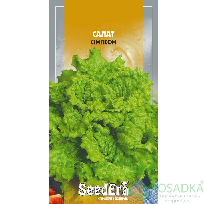 картинка Семена Салат Листовой Симпсон г, Seedera картинка Семена Салат Листовой Симпсон г, Seedera