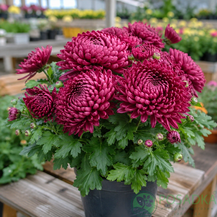 картинка Хризантема крупноцветковая Gilbert Leigh Purple 