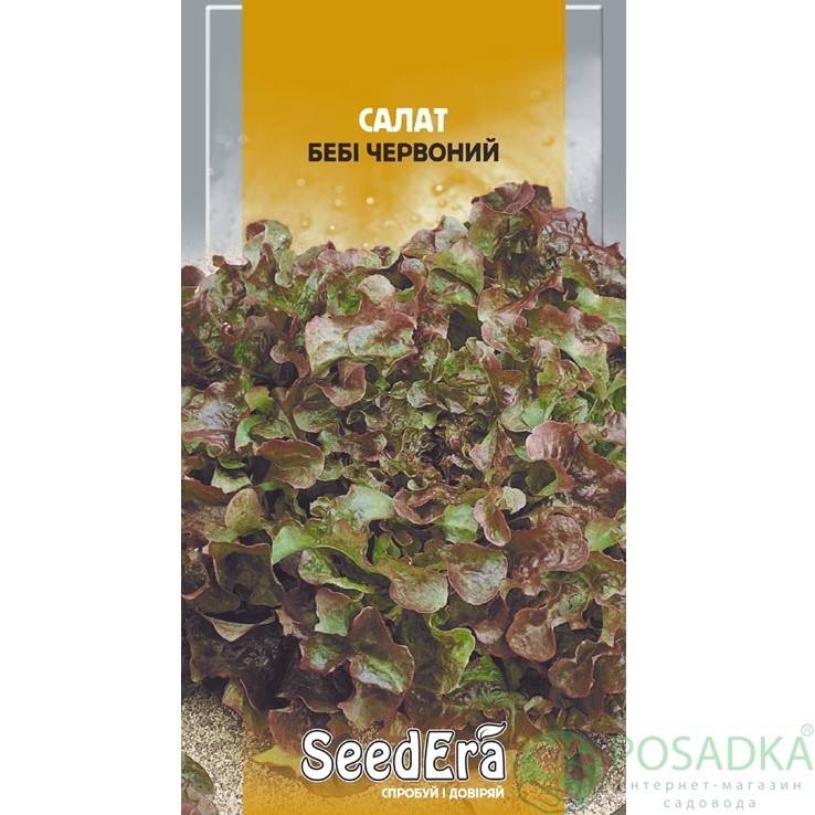 картинка Семена Салат Листовой Бэби Красный 1 гр, Seedera 