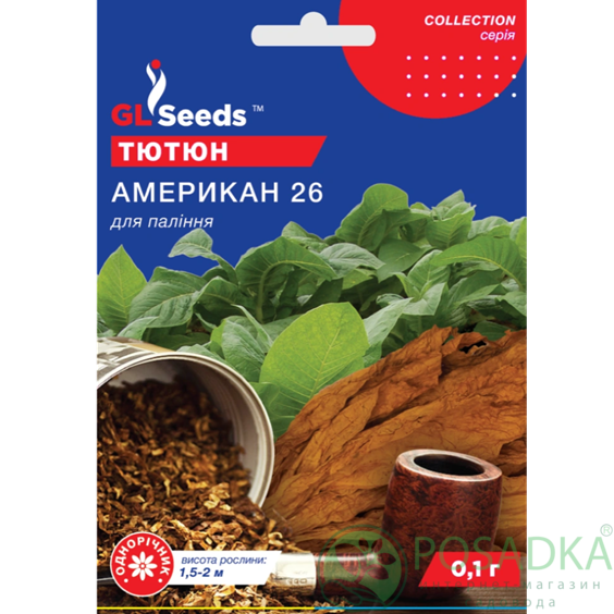 картинка Семена Табак курительный Американ-26 0.1г, TM GL Seeds картинка Семена Табак курительный Американ-26 0.1г, TM GL Seeds