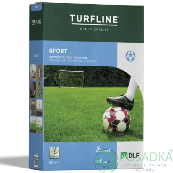 картинка Газонная трава Turfline Sport C&T DLF 1 кг DLF Trifolium (выносливая) 