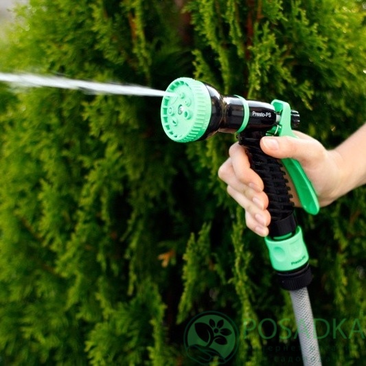 картинка Пистолет для полива пластиковый Presto-PS насадка на шланг (4448) 