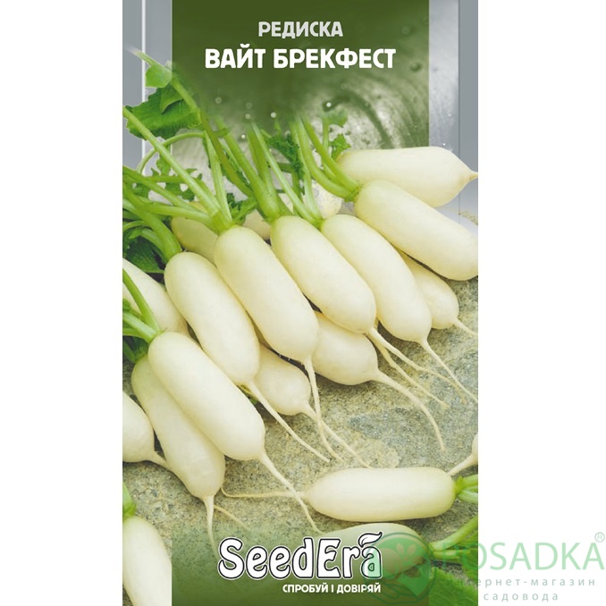 картинка Семена Редис Редис Уайт Брекфест 2гр, SeedEra картинка Семена Редис Редис Уайт Брекфест 2гр, SeedEra