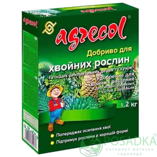 картинка Удобрение для хвойных растений 12-12-19, 1.2 кг Agrecol 