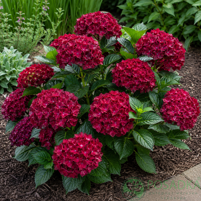 картинка Гортензия крупнолистная Magical Ruby Red 