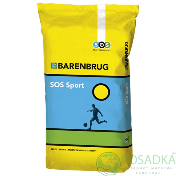 картинка Газонная трава SOS Sport Barenbrug 15 кг 